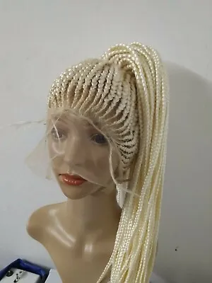 Blonde Lace Updo(Suku) Braided Lace Wig Ghana/ Cornrow Box Braids Pre-order  • £260