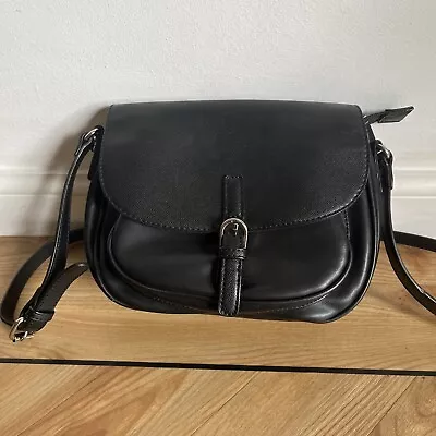 David Jones Shoulder Bag Black Front Closing  Smart Medium Size - SEE DESC • £5.50