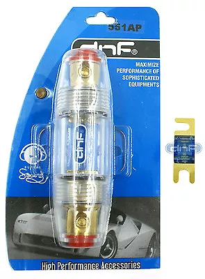 Dnf Premium 4 6 8 Gauge Anl Mini Fuse Holder  + 60 Amp Fuse - Ships Free Today! • $7.75