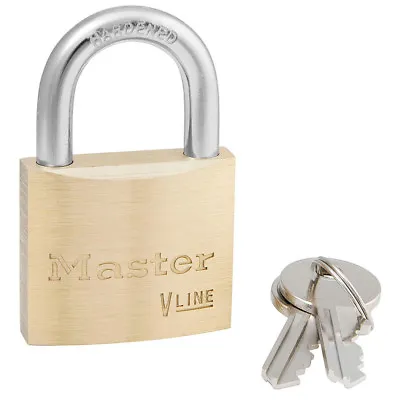 Master Lock 4170 Vline Brass Padlock 70mm • £19.44