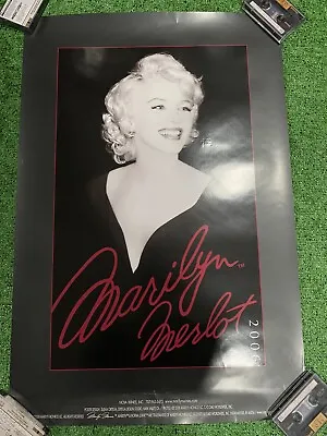2006 Marilyn Monroe Wines A Young Merlot Poster Original 30X20in Napa Valley • $20
