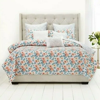 Nicole Miller New York 9-Piece Flowerfield King Quilt Set • $142.45