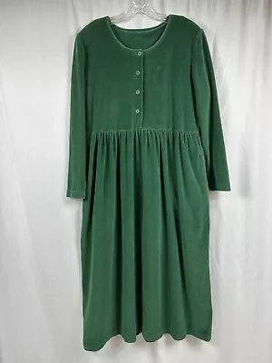 Green Mountain Mercantile Vermont Country Store Long Sleeve Maxi Dress Size L • $38