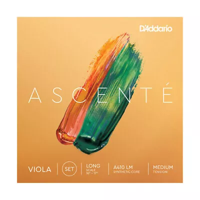 D'Addario Ascenté Viola String Set Long Scale Medium Tension A410 LM • $49.99