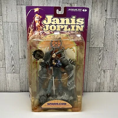 McFarlane Toys Janice Joplin Action Figure Microphone Glasses Hat 2000 • $28.95