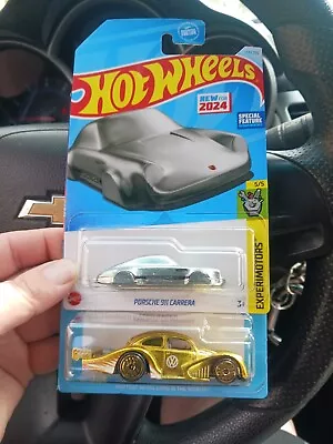 Hot Wheels Volkswagon Kafer Racer And Porshe Carrera 911 • $12