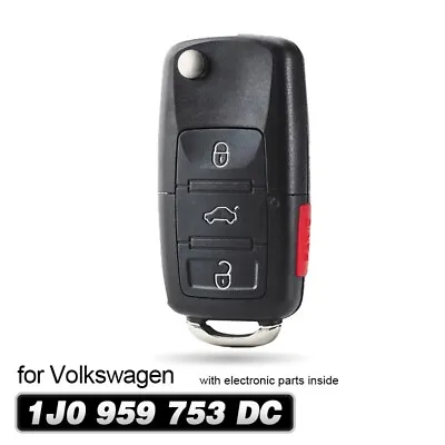 Keyless Remote Key Fob For VW Volkswagen Beetle Golf Passat Jetta 1J0 959 753 DC • $14.92