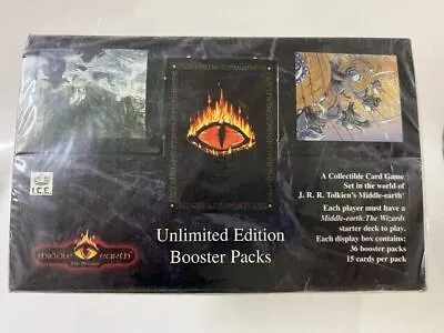 Middle Earth The Wizards CCG Unlimited Edition Factory Sealed Booster Box • $275.35