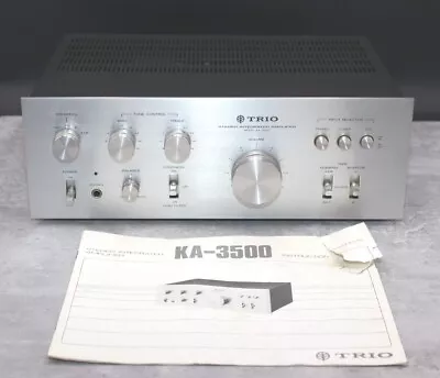 Vintage Kenwood Trio KA-3500 Stereo Integrated Amplifier Audiophile HiFi Used • £150