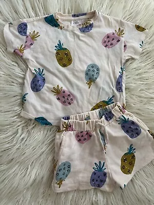 Zara Toddler Girls 18-24M Pineapple Set  • $25.99