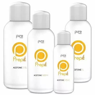 £5.69 • Buy Pure Nails 'Prep It' Pure Acetone - CHOOSE SIZE FROM DROP DOWN -
