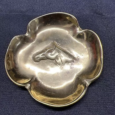 Rare Brass Horse Dish Virginia Metal Crafters • $14.95