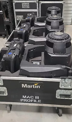 Martin MAC III Profile - Moving Light - Used - LOT OF 12 IN CASES • $5150