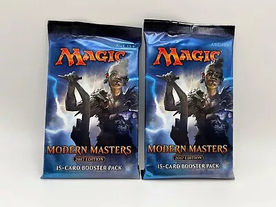 2x Modern Masters 2017 Draft Booster Pack English MTG New Unopened • $22.50