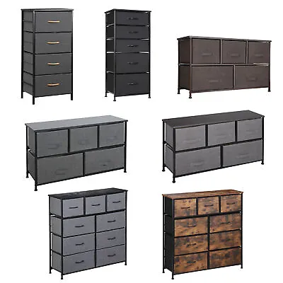 4/5/6/8/9 Drawers Dresser Fabric Chest Of Drawers Storage Tower  For Living Room • $60.58