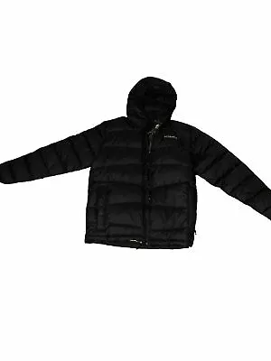 Columbia Men’s Large Black Great Bend Hooded Insulated Puffer Jacket OmniHeat • $49.99