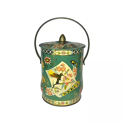 Murray Allen Regal Crown Confections English Vintage Tin With Hummingbirds • $12.85