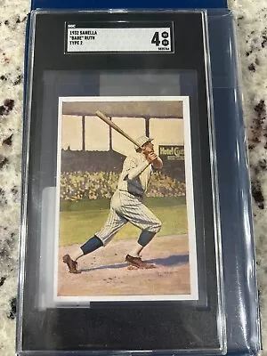 1932 Sanella Margarine *BABE RUTH* Type 2 SGC 4 VG/EX Yankees HOF RARE • $1199