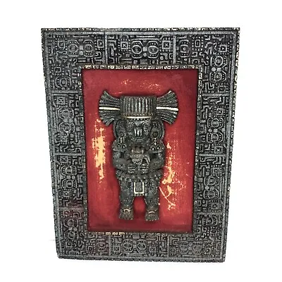 $159.99 • Buy Crushed Malachite Sculpture Picture Frame Mayan Aztec Mexican Vintage Wall Art