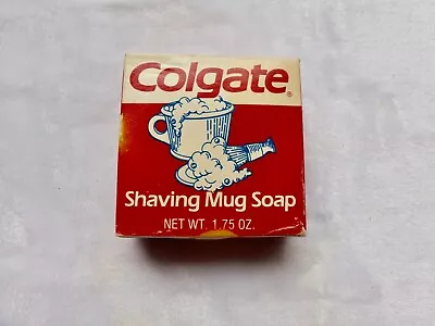 Vintage Colgate Shaving Mug Soap Unused With Box NOS • $19.99