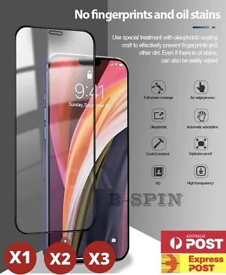 $4.99 • Buy For Apple IPhone 15 14 13 12 11 Pro XS Max XR  Screen Protector Tempered Glass