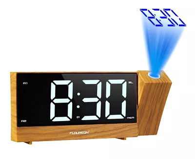 Projection Radio  Desk LED Digital  Alarm Clock  With Sleep Timer • $48.95