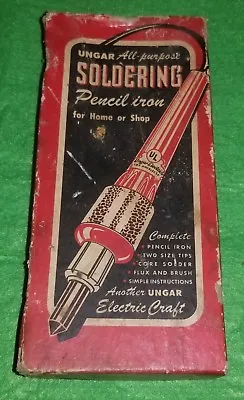 Vintage Ungar All Purpose Soldering Pencil Iron #207 With Original Box • $69.99