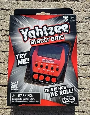 Hasbro Yahtzee Handheld Digital Game New In Box  • $14.99