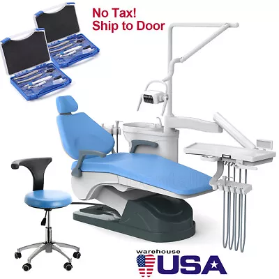 Dental Unit Chair Hard Leather Computer Controlled Motor Stool /2H/4H Handpiece • $78.65