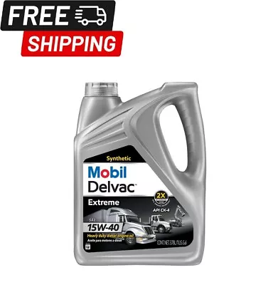 Mobil Delvac Extreme Heavy Duty Full Synthetic Diesel Engine Oil 15W-40 1 Gal.. • $26.10