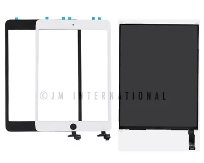 IPad Mini 1 2 3 LCD Touch Screen Digitizer Glass Lens + Home Button Module USA • $13.95