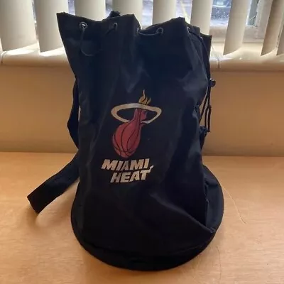 Miami Heat Black Drawstring Bag • $14.99