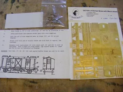 £44.99 • Buy Falcon Brassworks  Jidenco OO Gauge 4mm GWR 4 Wheel Tool Van Brass Kit Dia CC7