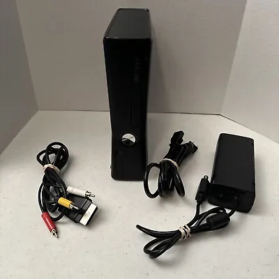 Microsoft Xbox 360 S 4GB Console Model 1439 With OEM Cables - Tested/Working • $74.99