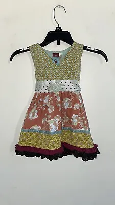 MATILDA JANE Heart Soul Pride Character Counts Boho Nora Wrap Dress 18m • $23