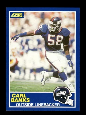 1989 Score #47 Carl Banks • $1.65