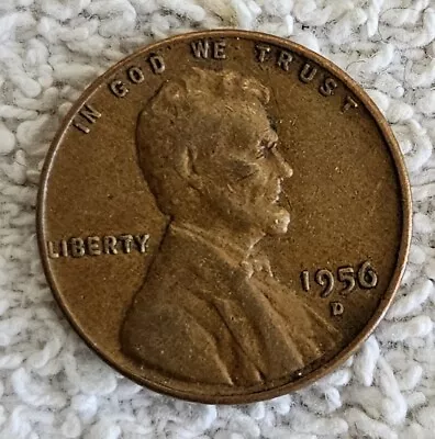 1956-D Lincoln Wheat Copper Penny 1A • $280