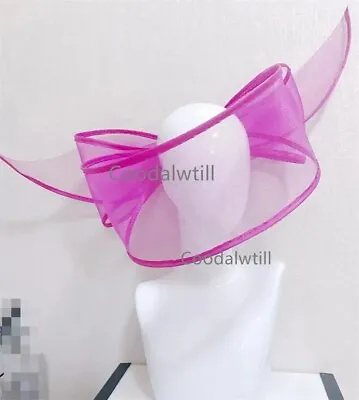 Halo Fascinator Hat Womens Derby Wedding Party Pillbox Women Elegant Hat • £67.48