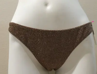Victoria's Secret Shimmer High Waist Cheeky Bikini Bottom M • $17.99