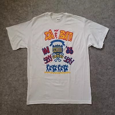 Vtg Spike Lee Joint T Shirt Mens L White School Daze Doin Da Butt 80s 1988 USA • $474.99