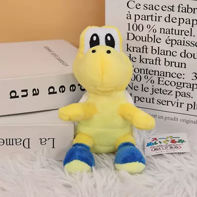 6  Super Mario Bros Blue Koopa Troopa Plush Toys Soft Stuffed Doll Kids Gifts • $9.59