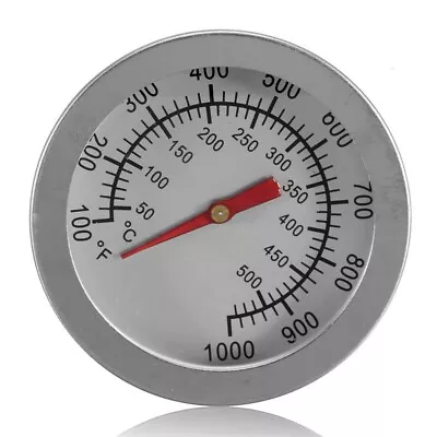 Barbecue Thermometer Oven Temp Gauge Stainless Steel  BBQ  Grill Temperature • $14.11