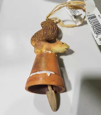 Hallmark Marjolein Bastin Squirrel On Bucket Trimmer • $12