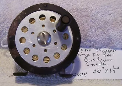032024  Vintage Unbranded Pflueger Style Fly Reel Read Tag Smooth Working • $11.95