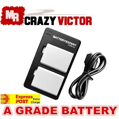 LP-E5 Battery Charger For Canon EOS 450D 500D 1000D Rebel T1i XS Xsi Kiss X3 X2 • $29.95