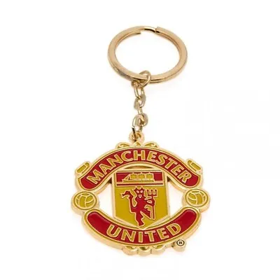 Manchester United Fc Keyring Crest Car Keychain Key Ring Gift Mufc • $7.57