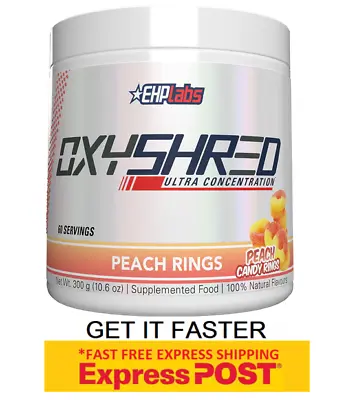 $69.98 • Buy Ehplabs Oxyshred Peach Candy Rings | Limited Edition | Limited Stock | Oxy Shred