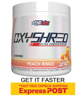 Ehplabs Oxyshred Peach Candy Rings | Limited Edition | Limited Stock | Oxy Shred • $69.98