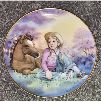 Danbury Mint Horse Plate Journey Of Dreams “The Foal” • $19