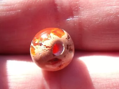 4.34 Ct. Mexican Cantera Fire Opal Bead For Necklace Jewelry • $145